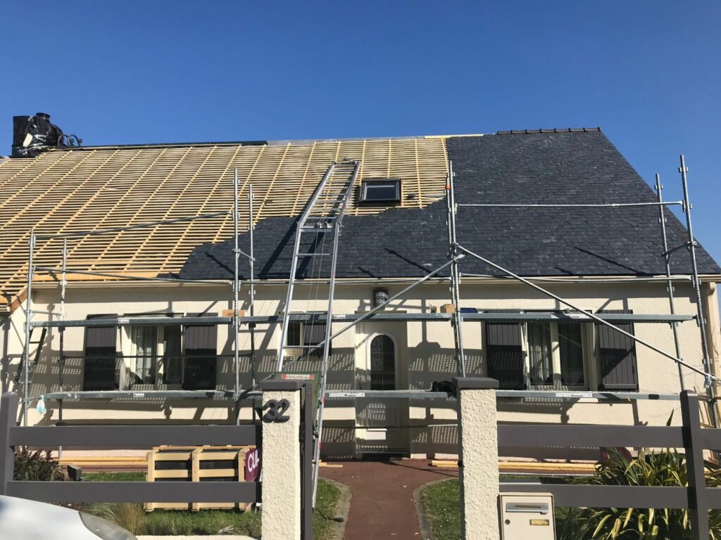Chantier terminé, toiture rénovée, L'Atelier du toit 01 Ain